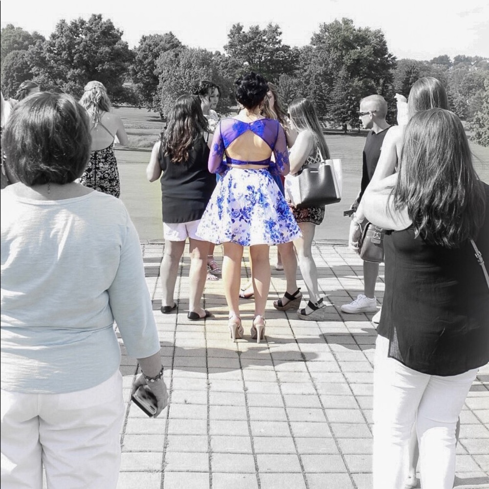 2-piece formal/cocktail/prom gown short size 6